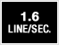 1.6 line-per-second printing