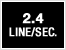 2.4 line-per-second printing