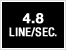 4.8 line-per-second printing